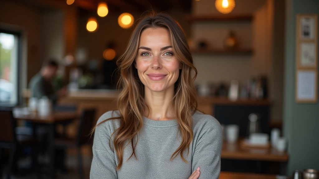 Persoon oefent Nederlands spreken in een ontspannen koffiebar-omgeving